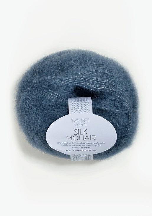 Silk Mohair -  Blå Tåke (6032)