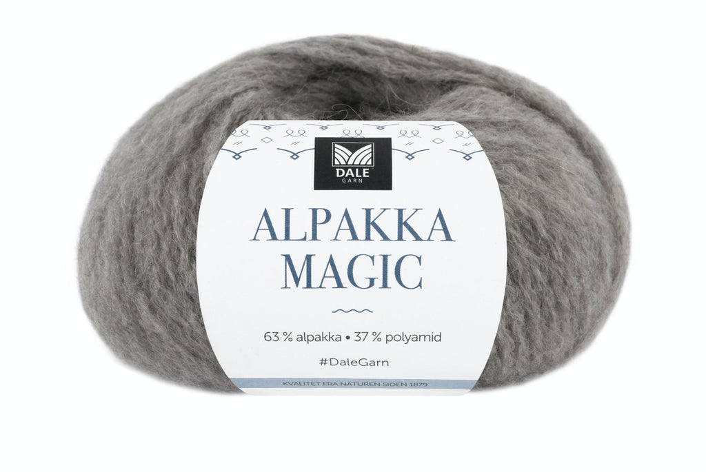 Alpakka magic - (301) Grå melert