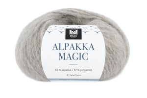 Alpakka magic - (302) Lys gråbrun melert