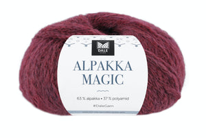 Alpakka magic - (308) Vinrød
