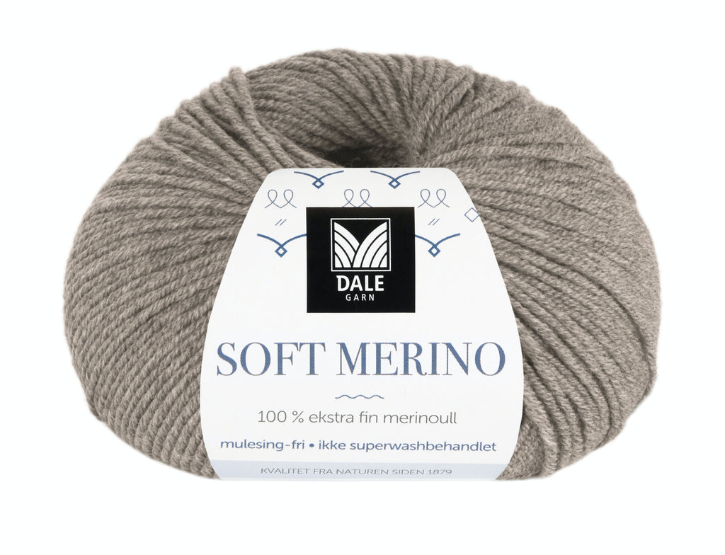 Soft Merino - (3005) Gråbeige melert