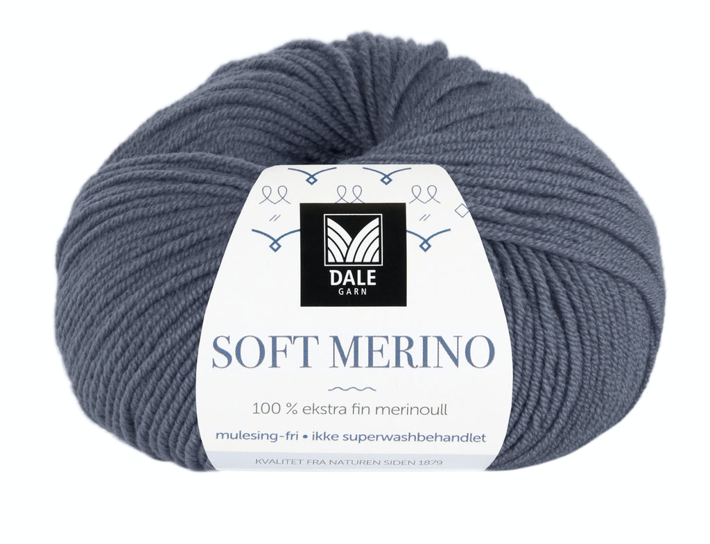 Soft Merino - (3014) Mørk gråblå