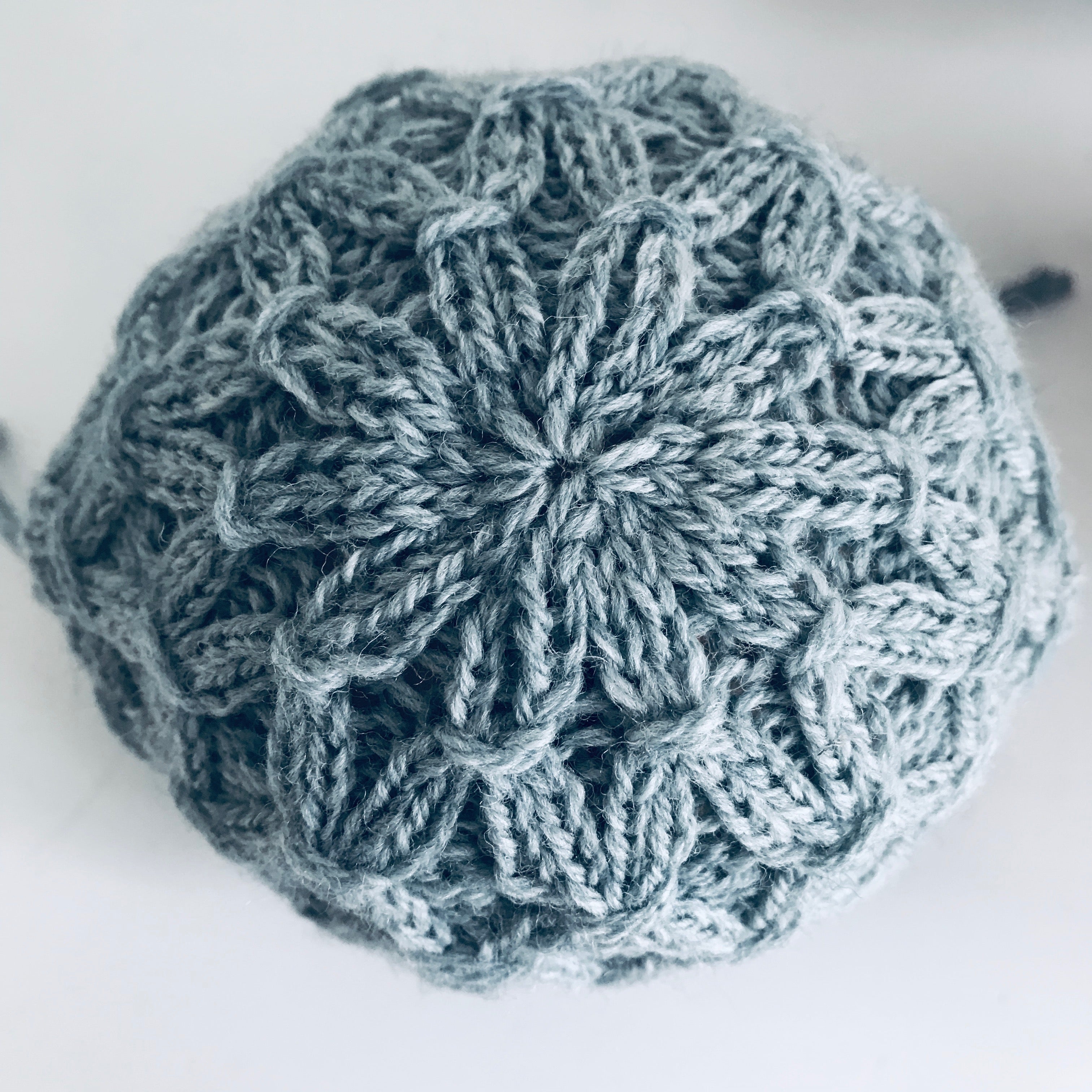 Hafrót húfa Kind knitting