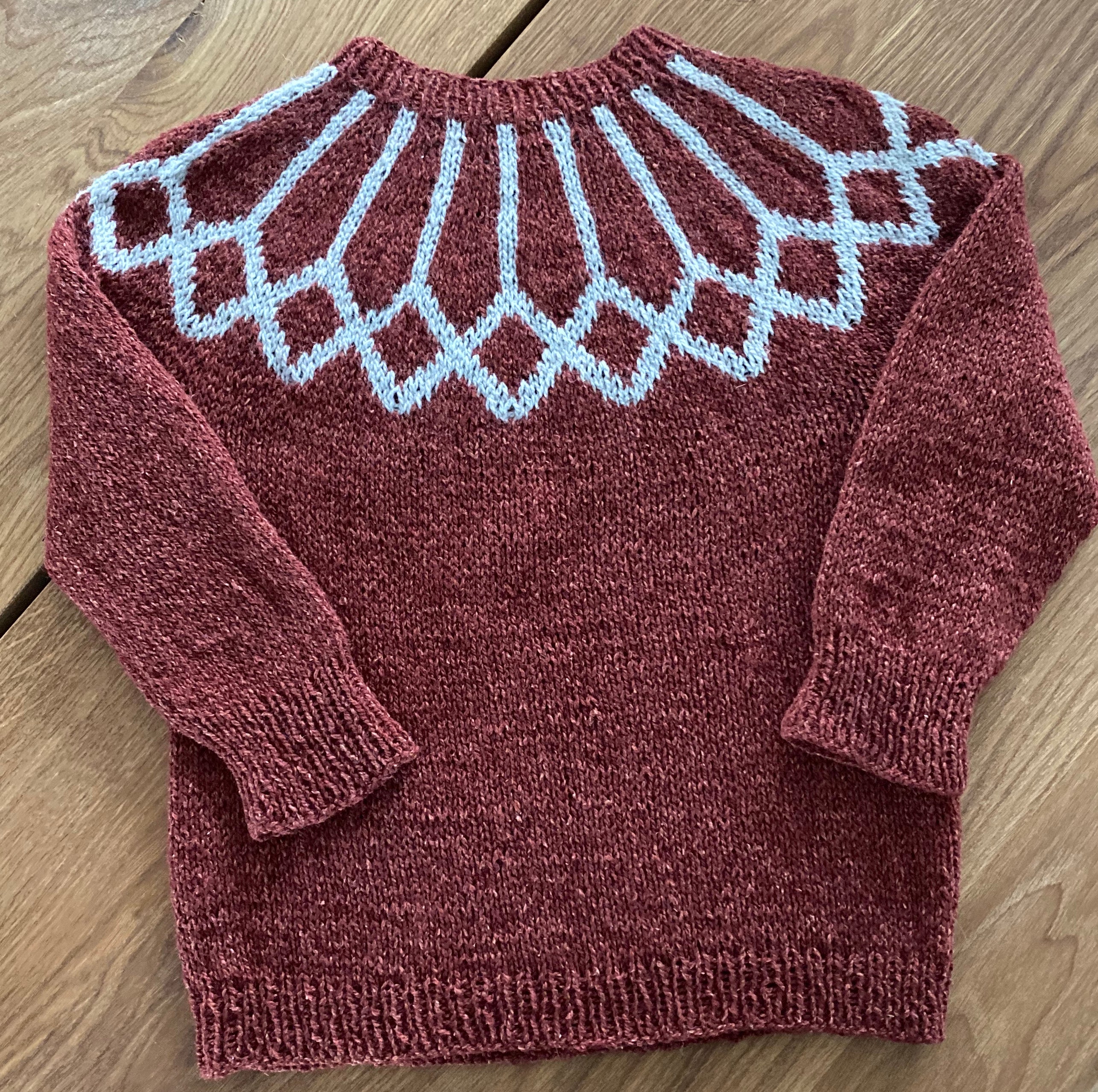 Peysa Selfoss Kind knitting