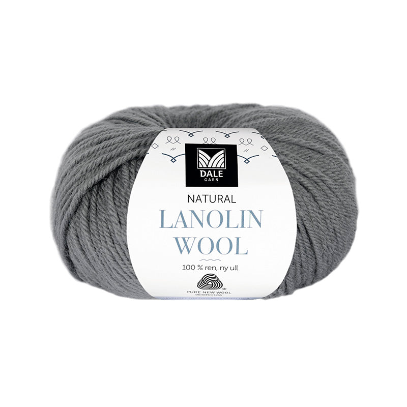 Lanolin ull - (1403) Mörk grå