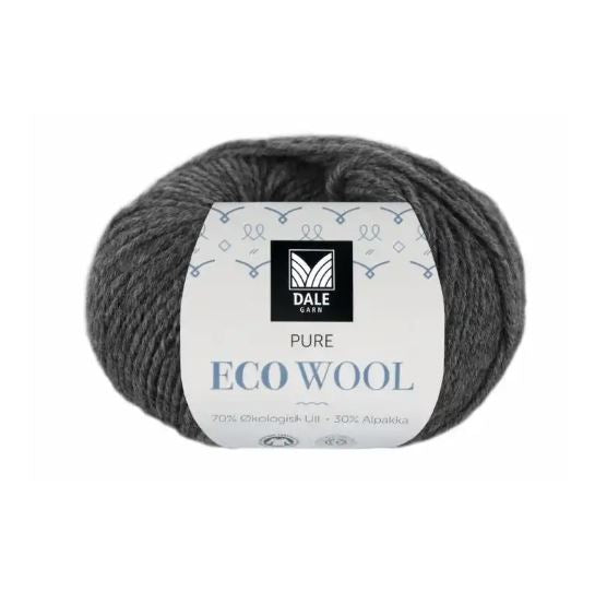 Eco Wool- Koks melert (1204) – Prjónaklúbburinn